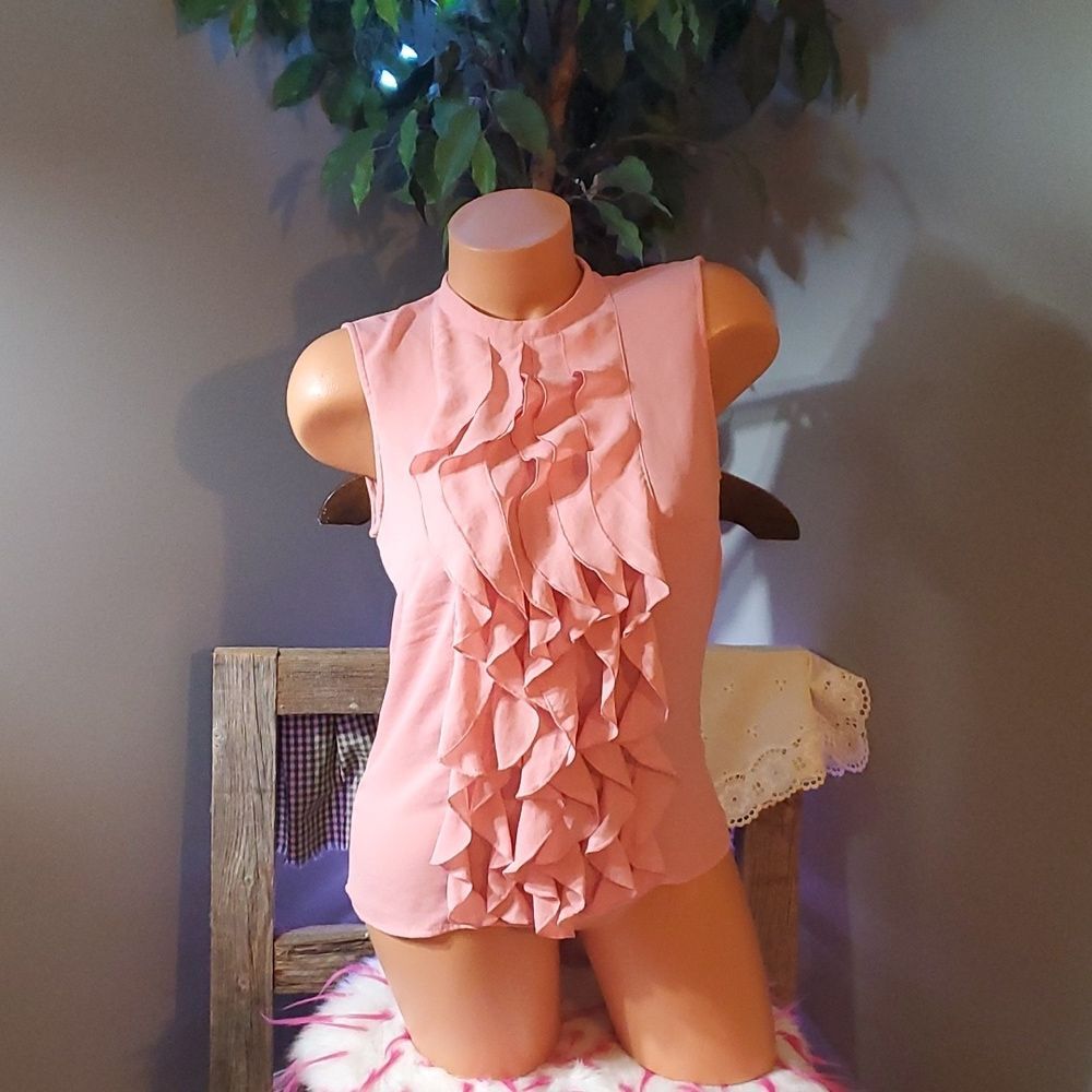 H&M pleated dressy tank top size 6 NWOT